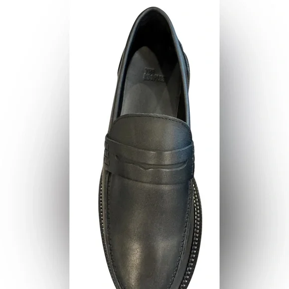 The Kooples PENNY LOAFERS IN BLACK LEATHER display picture 3